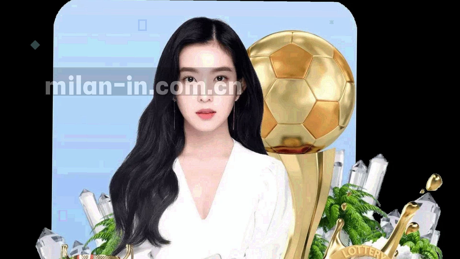 AC米兰球场全景，圣西罗南看台灯光与红黑色调交织，热血氛围弥漫